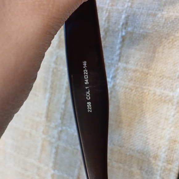 Dark Brown Sunglasses with 3 Studs on Sides - Picture 8 of 10